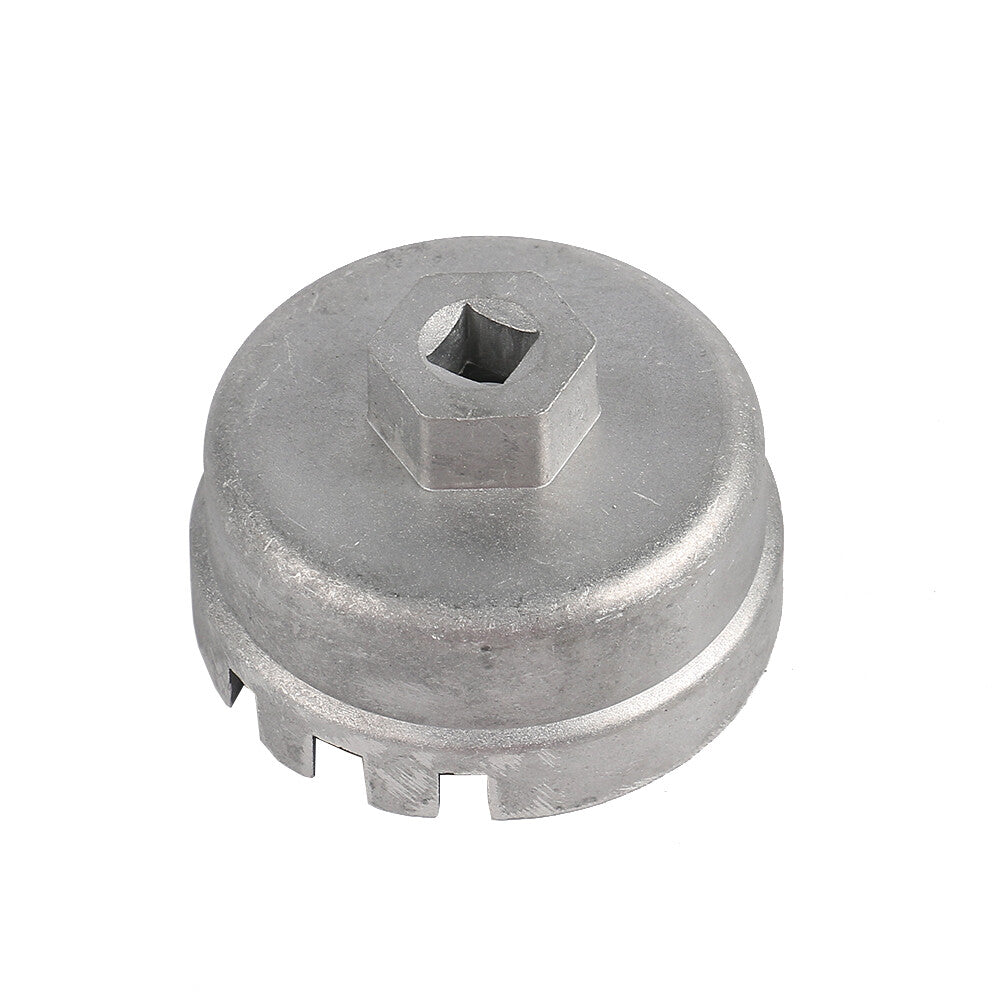 Fit for 2013â€?017 for Lexus ES300h 2.5L - 64mm Aluminum Sliver Oil Filter Cup Wrench Q