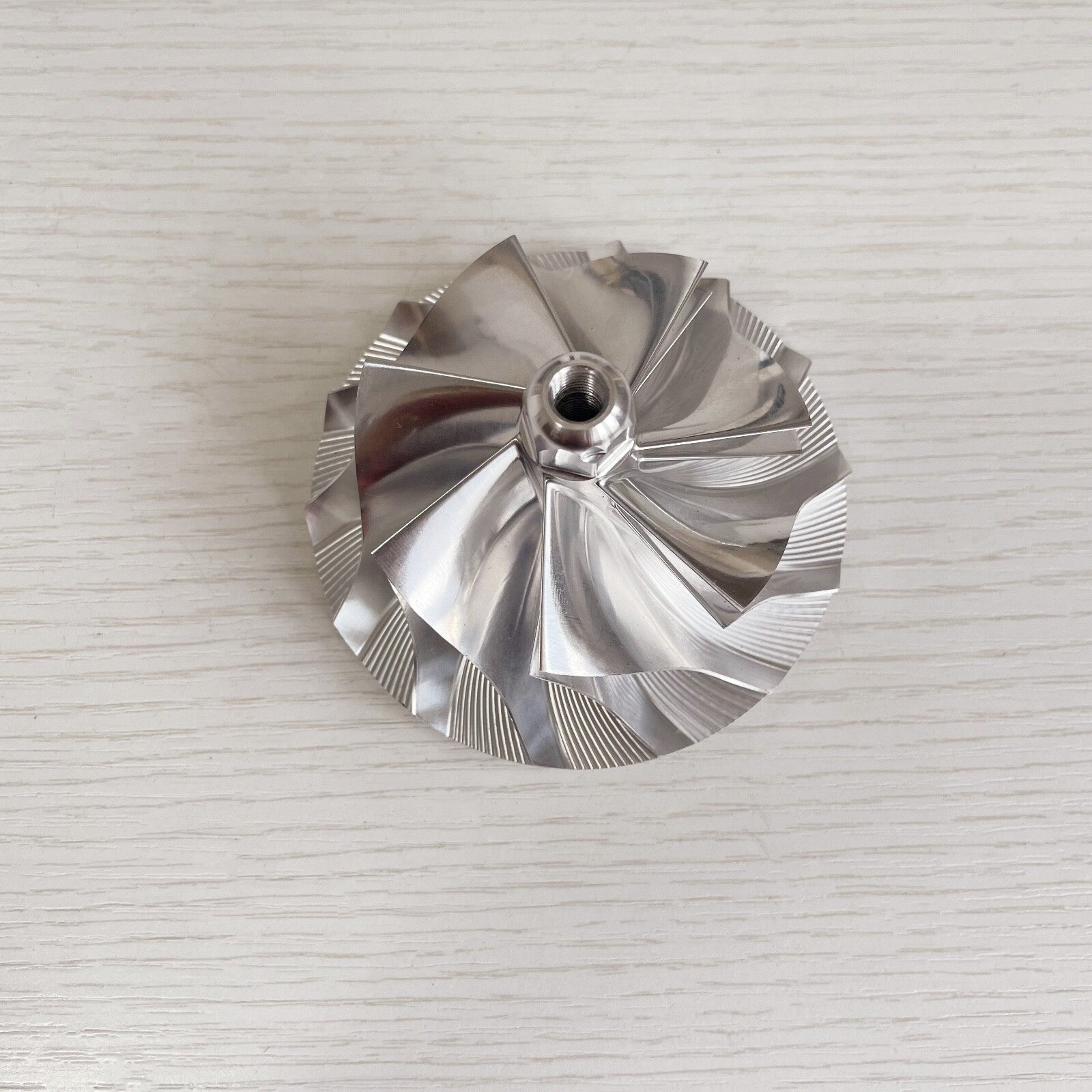 PTE68 68.00/92.45 mm 7+7 Blade A22268-02 REV A 02109 Billet Compressor Wheel