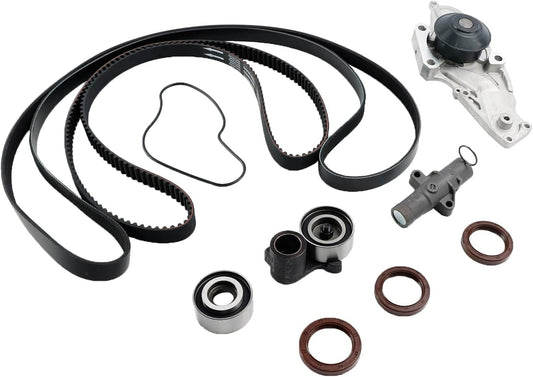 Timer belt kit with water pump suitable for Acura 14400-RCA-A01 19200-RDV-J01 Q