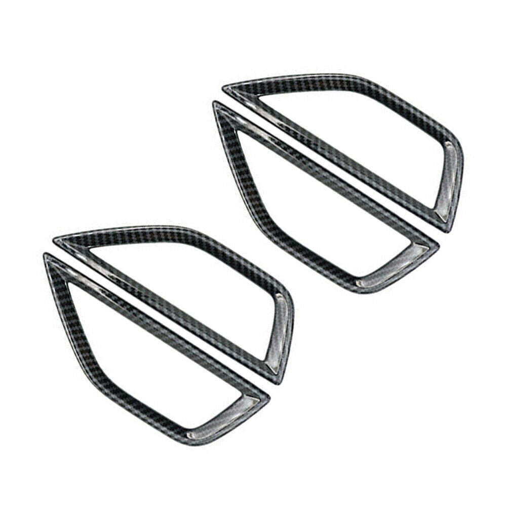 Car Carbon fiber Interior Door Handle Bowl Cover Fits for Subaru Forester SK 2019 20
