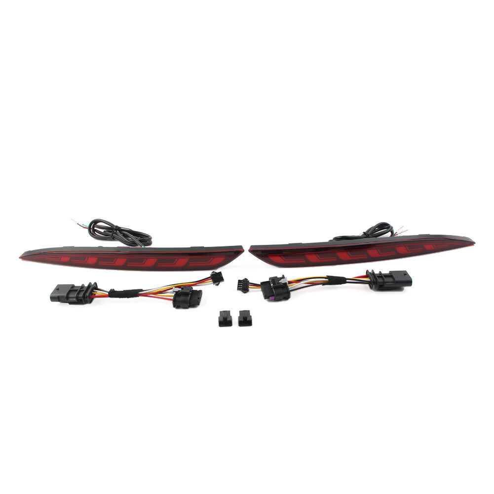 Rear Fog Lamp Brake Light Dynamic Turn Signal Reflector for Model Y 20-22 n
