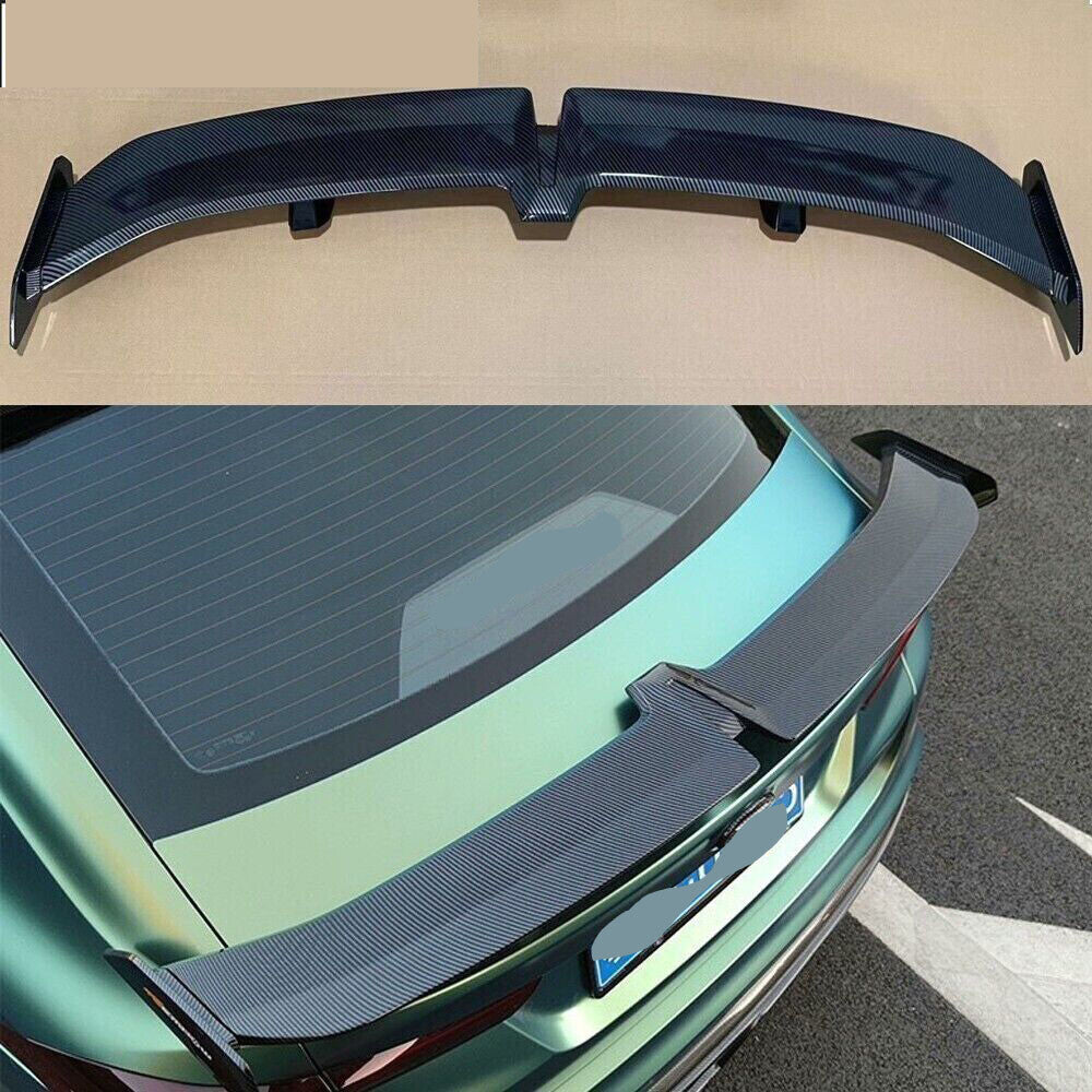 For 2021-2023 for Hyundai for Elantra ABS Carbon Fiber Rear Spoiler Trunk Wing Lip Cover