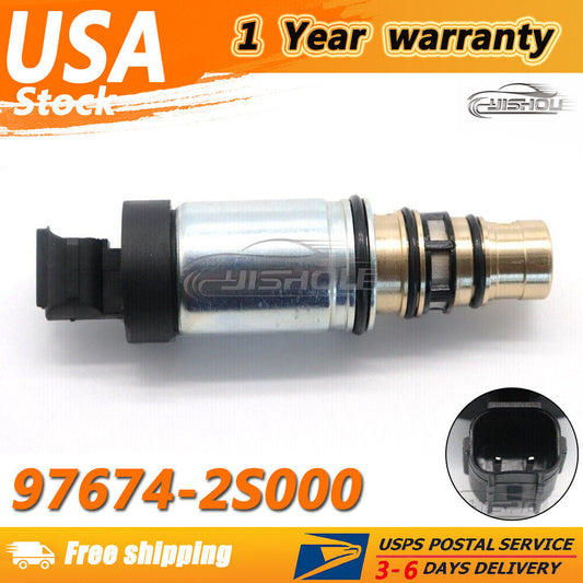 New A/C Compressor Solenoid Valve 97674-2S000 Fits for Hyundai for Kia 2009-2017 US Q
