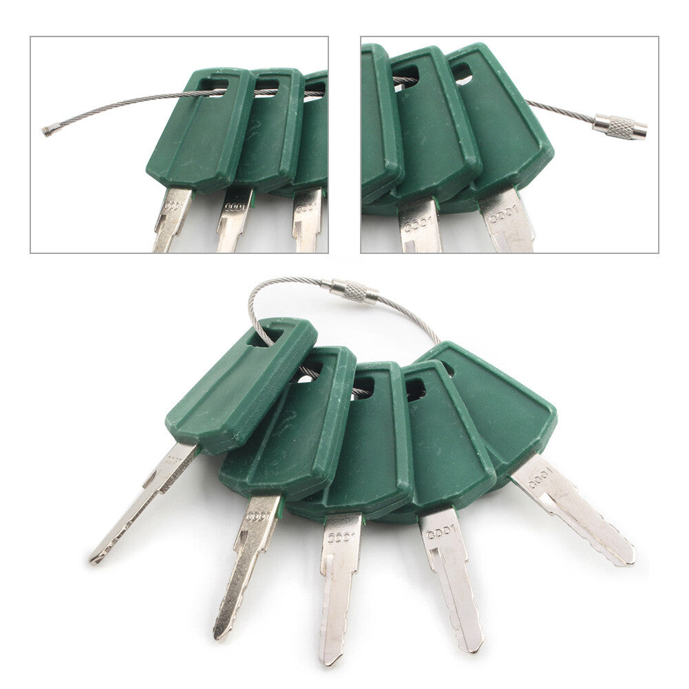 5PCS C001 Keys for Volvo F Series Loader Heavy Equipment Ignition Start Starte
