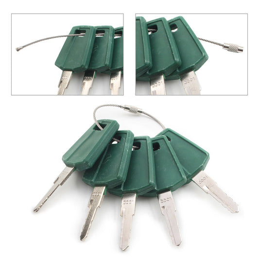 5PCS C001 Keys for Volvo F Series Loader Heavy Equipment Ignition Start Starte