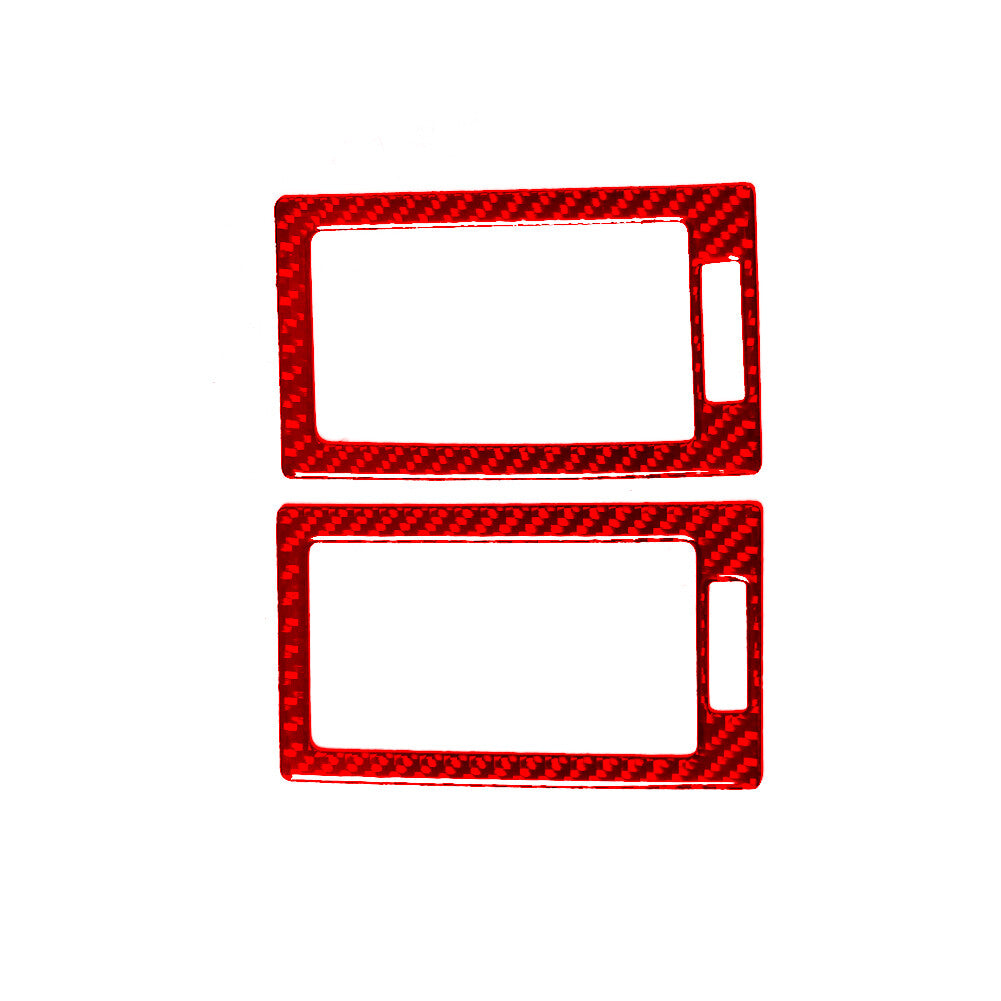 Red Carbon Fiber Interior Dashboard Right Cover Trim Strip for Camry v