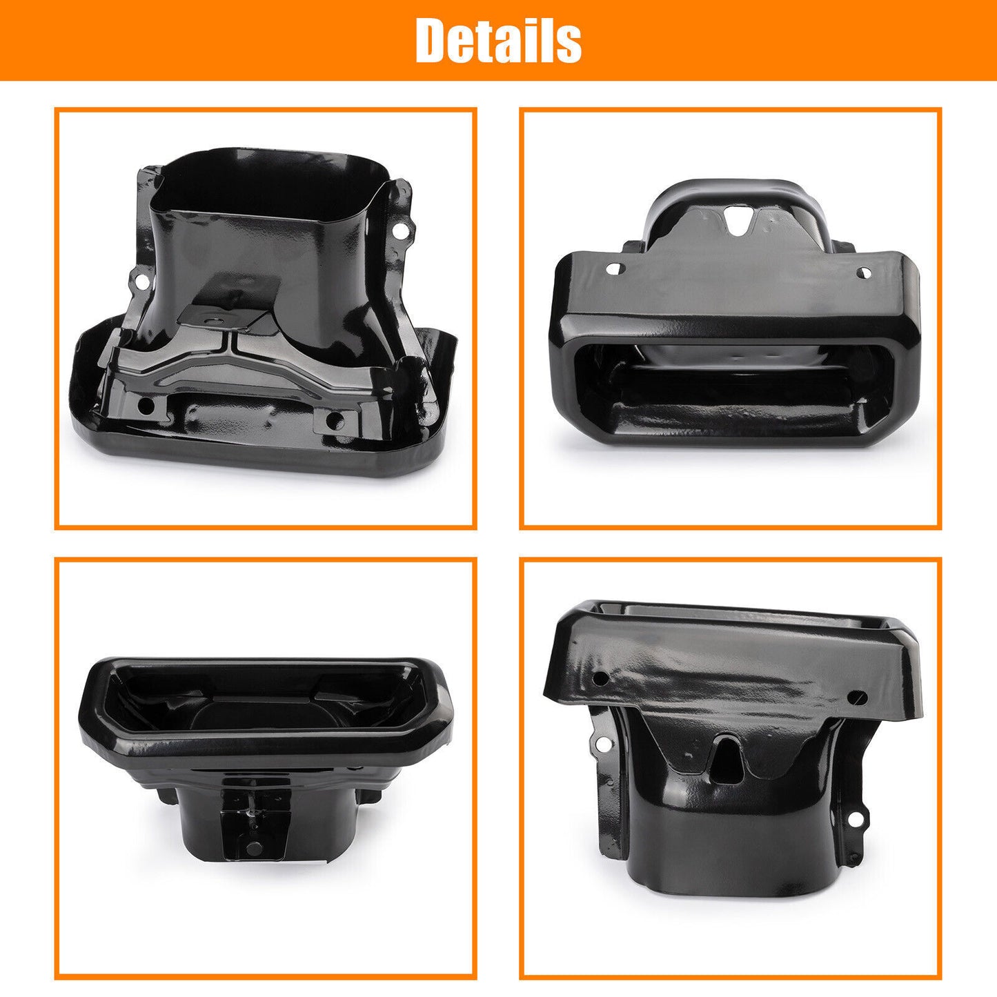 Exhaust Tips Bezels Fit for GMC for Sierra for Chevy Silverado 1500 2019-2024 Left+Right Q