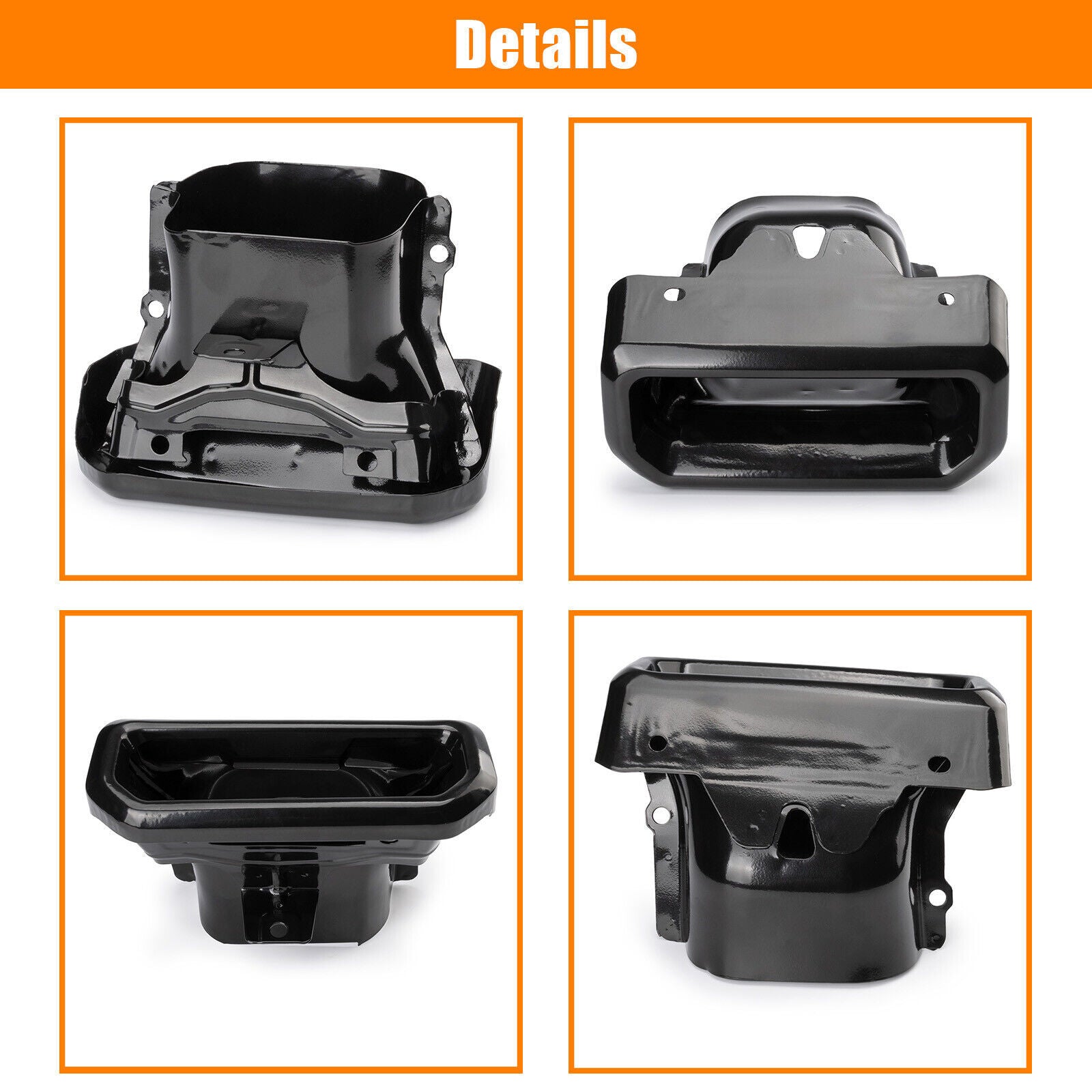 Exhaust Tips Bezels Fit for GMC for Sierra for Chevy Silverado 1500 2019-2024 Left+Right Q