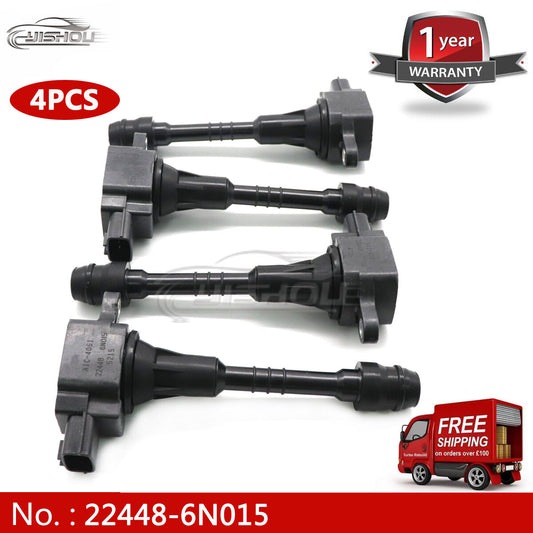 4-pack 22448-6N015 AIC-4004G Hansing ignition coils suitable for Japanese Sentra 02-06