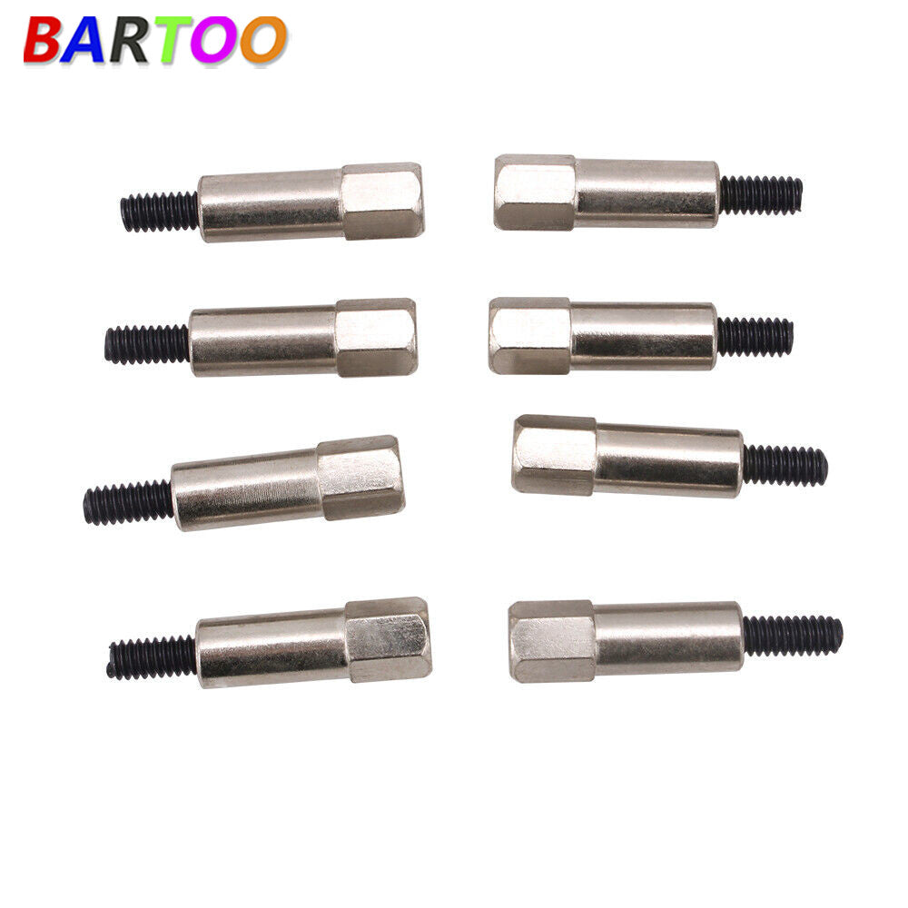 8Pcs Chrome Valve Cover Bolt Set Small Block Accessories For 283 305 350 Q