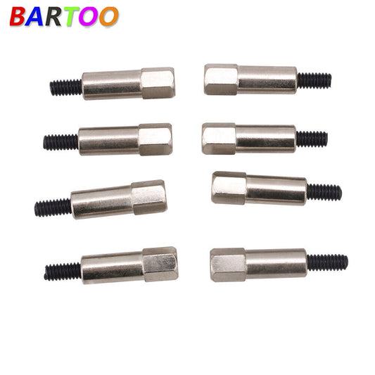 8Pcs Chrome Valve Cover Bolt Set Small Block Accessories For 283 305 350 Q