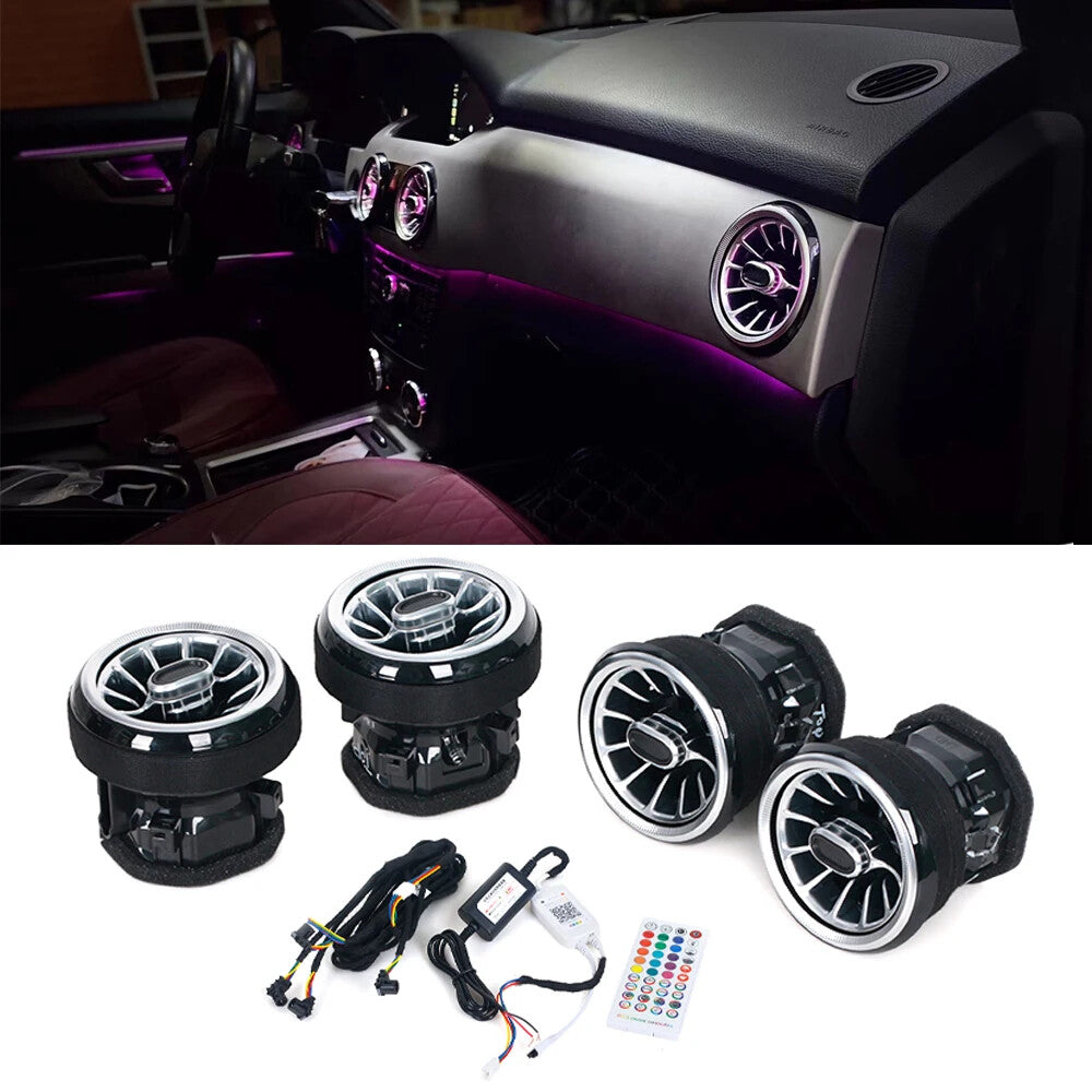 1Set Dashboard AC Air Condition Vent Outlet for Mercedes-Benz GLK X204 2013-2017