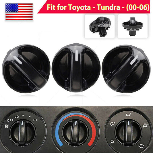 3-piece set of AC climate control knob air switch suitable for 00-06 for Toyota Tundra 55905-0C010 Q