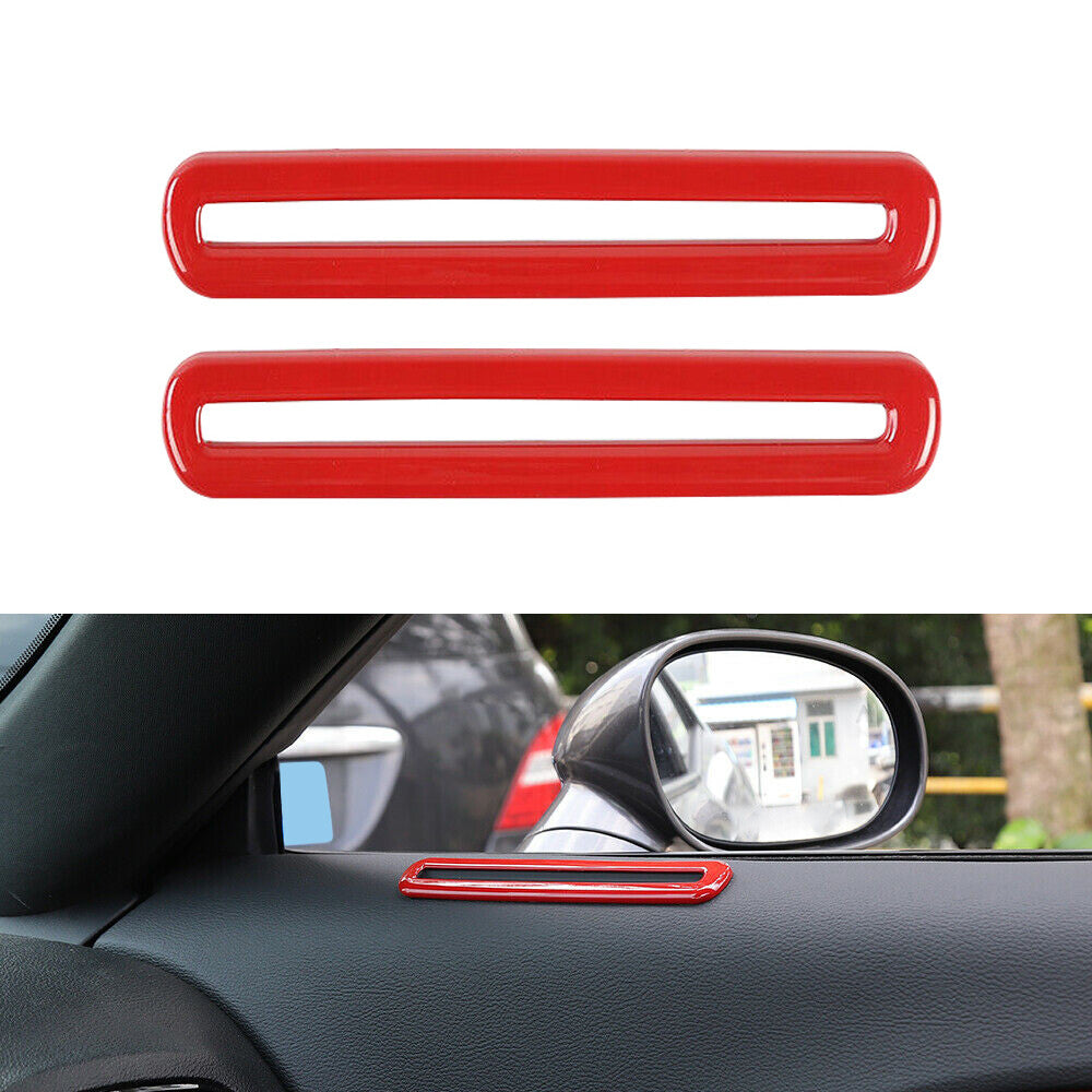 2x Inner Door Air Outlet Vent Trim Cover for Challenger 2015 2016 2017 2018 2019