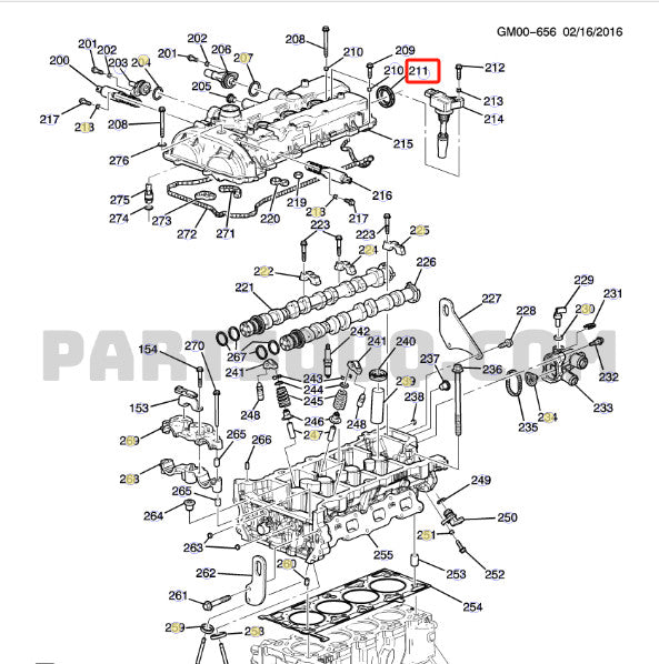 12668429 Vacuum pump seal suitable for 2016-2022 for GMC 2.5 Acadia for Canyon 2.0T terrain. n