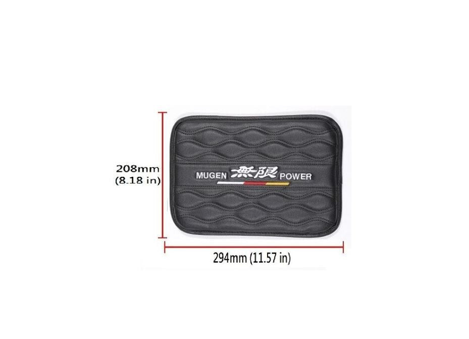 Black Mugen center console armrest cushion cover for Honda for Acura