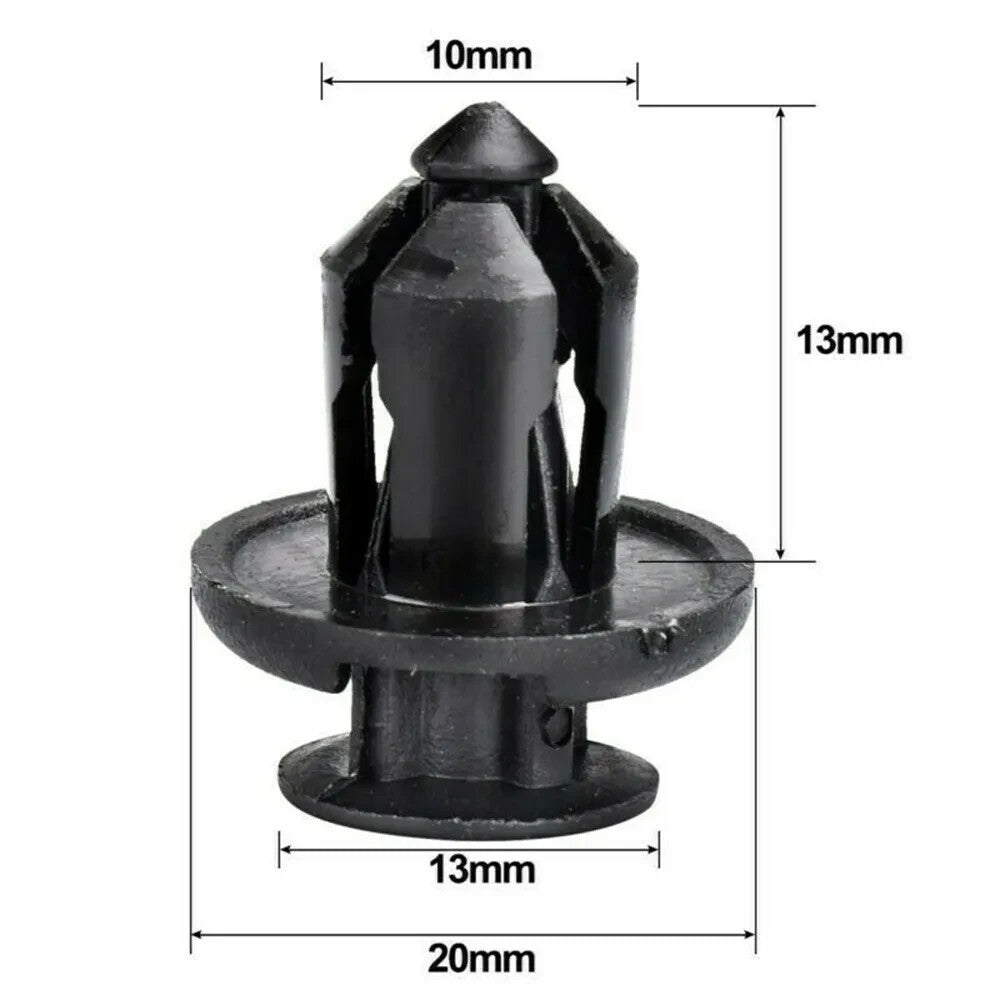 50 Bumper Clip Push Type Retainer Metal Insert 91505-S9A-003 for Acura for Honda