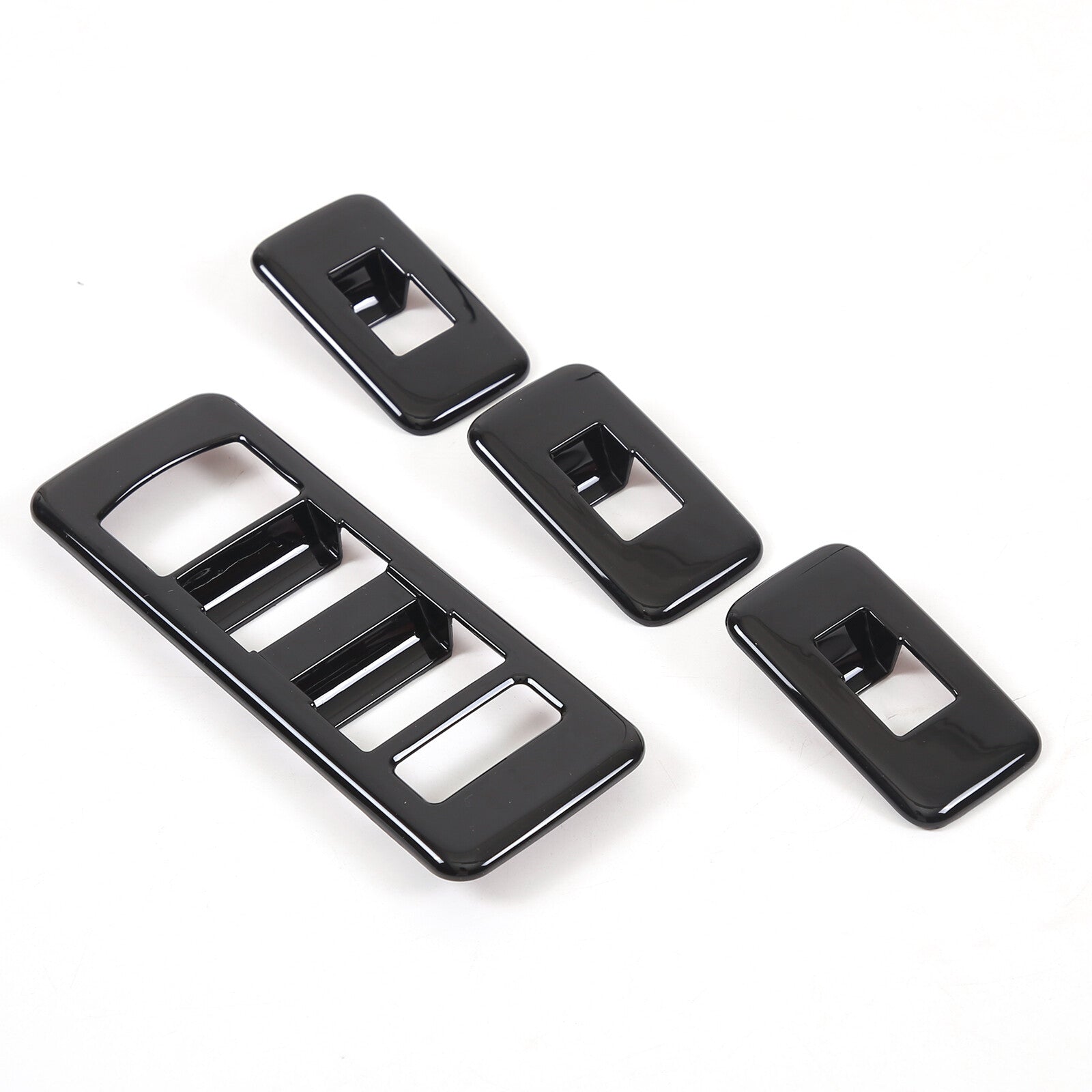 Gloss Black Carbon Fiber Trims For 2012-2017 for Hyundai Accent Door Handles- v