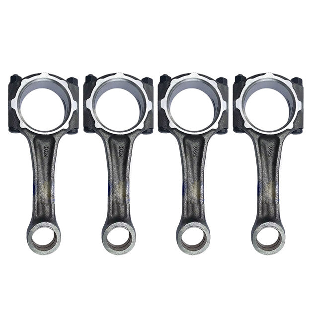 4X Connecting Rod ME101363 for Mitsubishi 4M40 Engine CAT 306 307 308D Excavator Q
