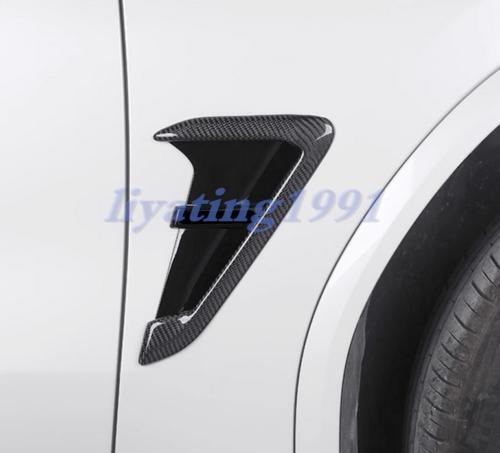 Dry carbon rear fender grille vent cover suitable for BMW X3, X4, and X4M (2018-23)