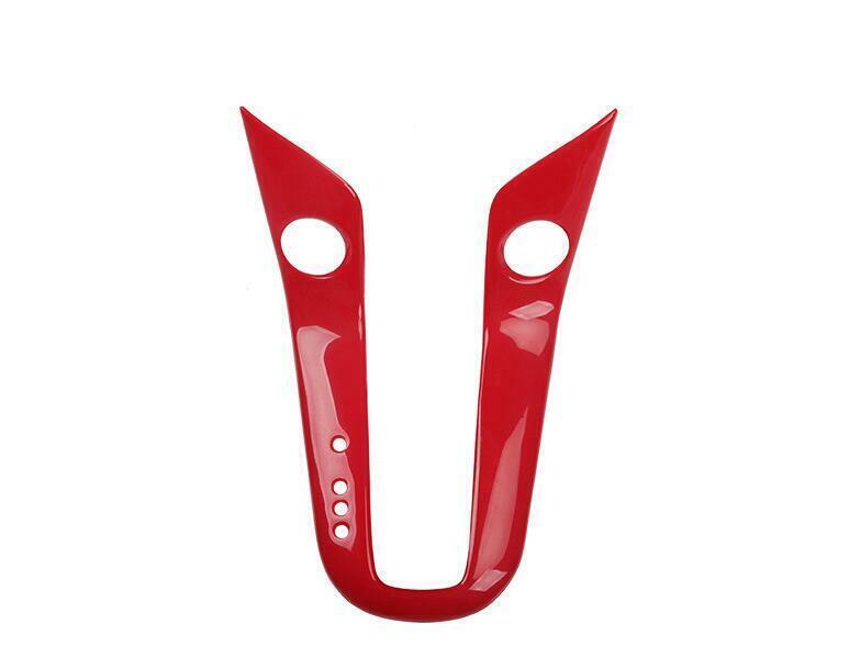 for Chevrolet for Cruze At 2010-15 Glossy Red Central Console Gear Shift Panel Trim