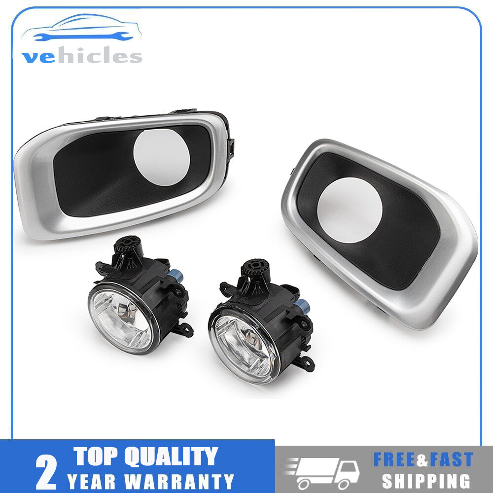LED front bumper with transparent fog light cover bezel for 2015-2018 for Jeep Renegade.