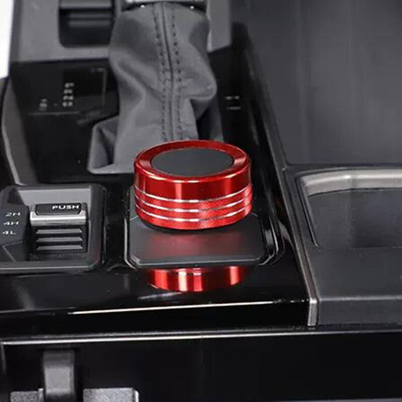 Red Aluminum DRIVE MODE Adjust Knob Cover For Tundra 2022 2023 2024 v