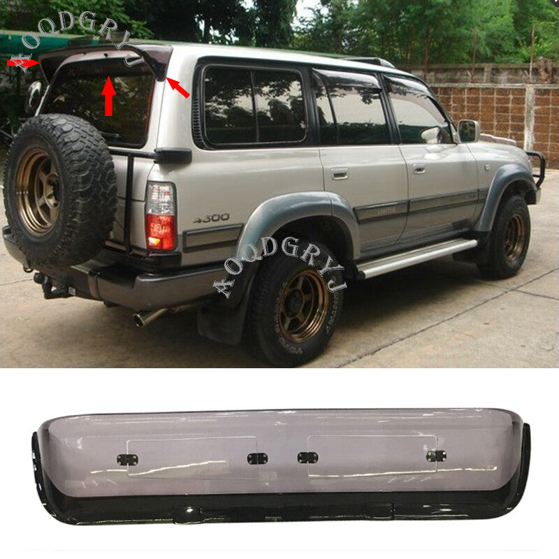 Rear Spoiler Sun Rain Visor Window Shield for Toyota for Land Cruiser LC/FJ80 91-97