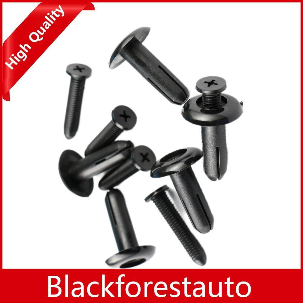 25Pcs For Lancer Eclipse Front Bumper Cover Clip Retainer Rivet Nylon MR138807 Q