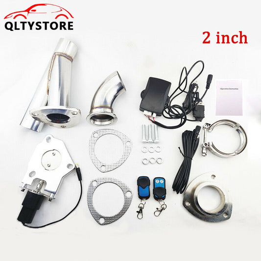 2''inch Electric Exhaust Valve shut off System Dump Valve Manual&Wireless Remote Q