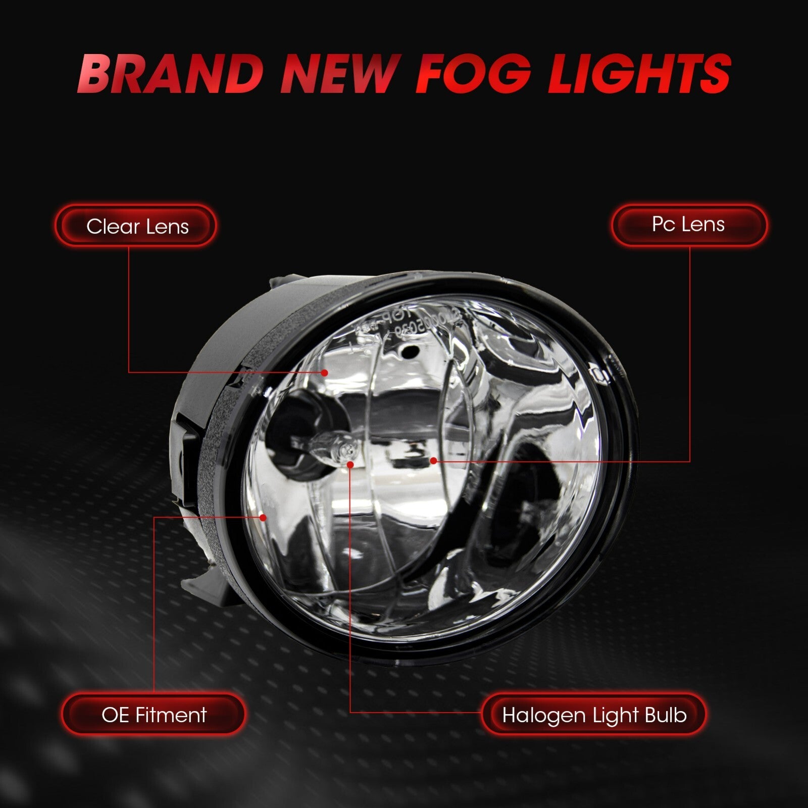 Fog Light for 2005 - 2007 Armada/2004 - 2014 Titan/2004 Pathfinder Armada L+R- v