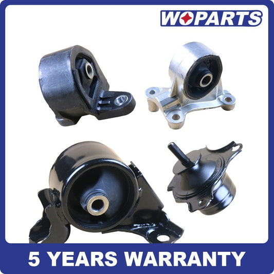4PC Engine Motor  Trans Mount Set Fit for 2001-2005 for Honda for Civic 1.7L L4 for Man