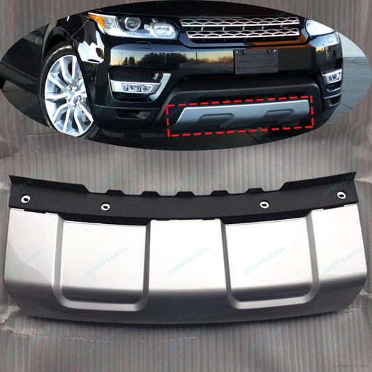 Front Bumper Protector Cover Plate r For LR for Range Rover Sport 2014-2017,Silver Q