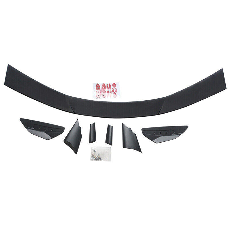ABS Carbon Style For 20-23 for Corvette C8 Rear Trunk High Spoiler Wing n