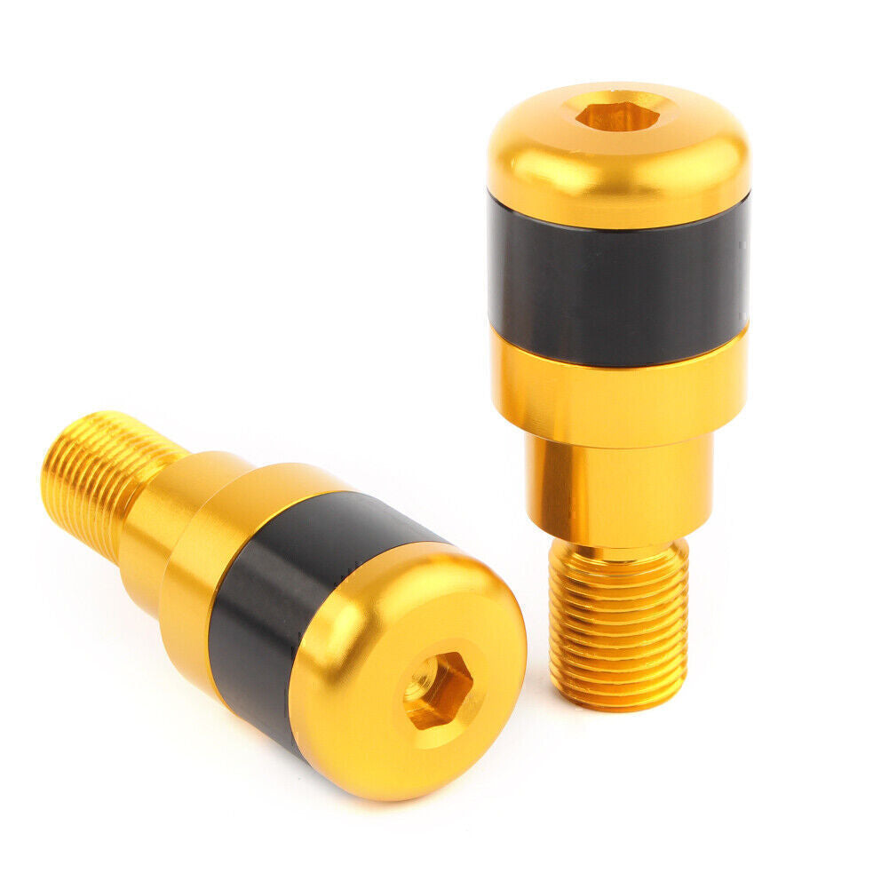 Motorcycle Handle Bar End 7/8¡± Handgrip Plugs for Yamaha MT-07 MT-09 MT-10 Gold Q