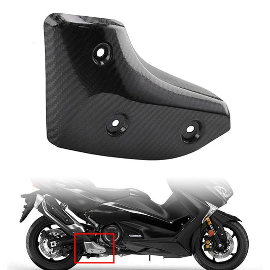 Carbon Fiber Exhaust Link Pipe Heat Shield Shell Cover for Yamaha Tmax530 560