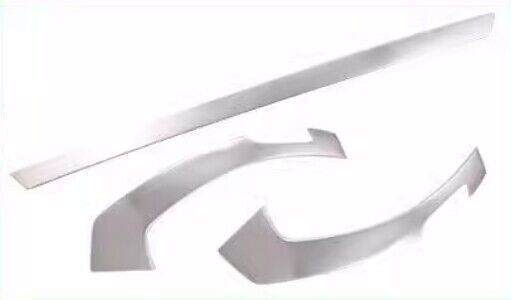 for Toyota for Corolla Cross 22-24 Silver Steel Center Mesh Grille Grill Strip Trim