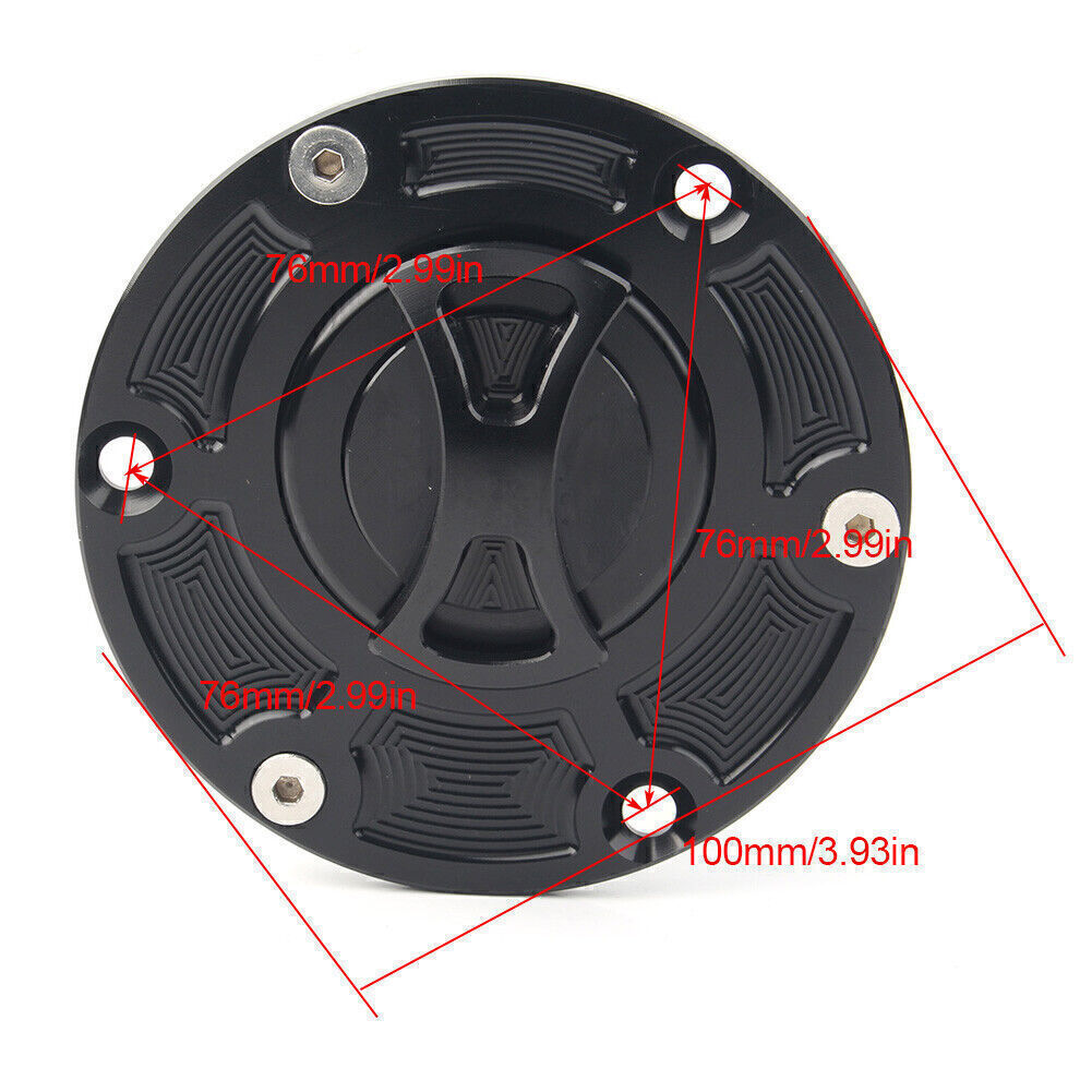 For RS125/RS250 RSV1000 Tiger 800 1050 CNC Fuel Gas Tank Cap Cover Q