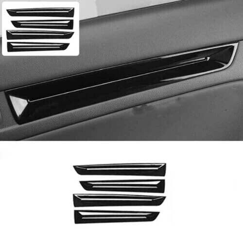 for Honda for Civic 2022 2023 Gloss Black Interior Door Panel Strip Cover Trim 4Pcs
