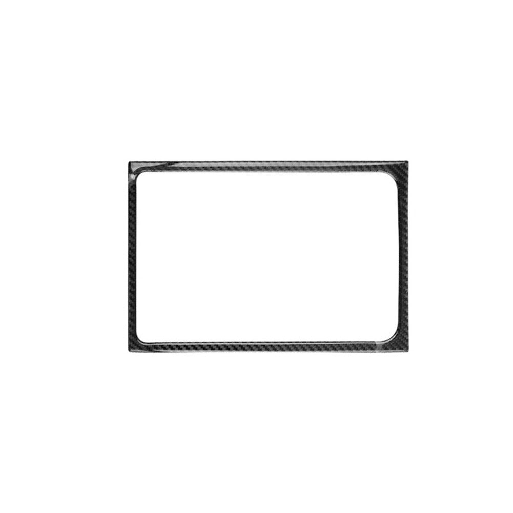 Red Carbon Fiber Below Power Outlet Frame Cover Trim for Jeep for Wrangler 2007-2010 v