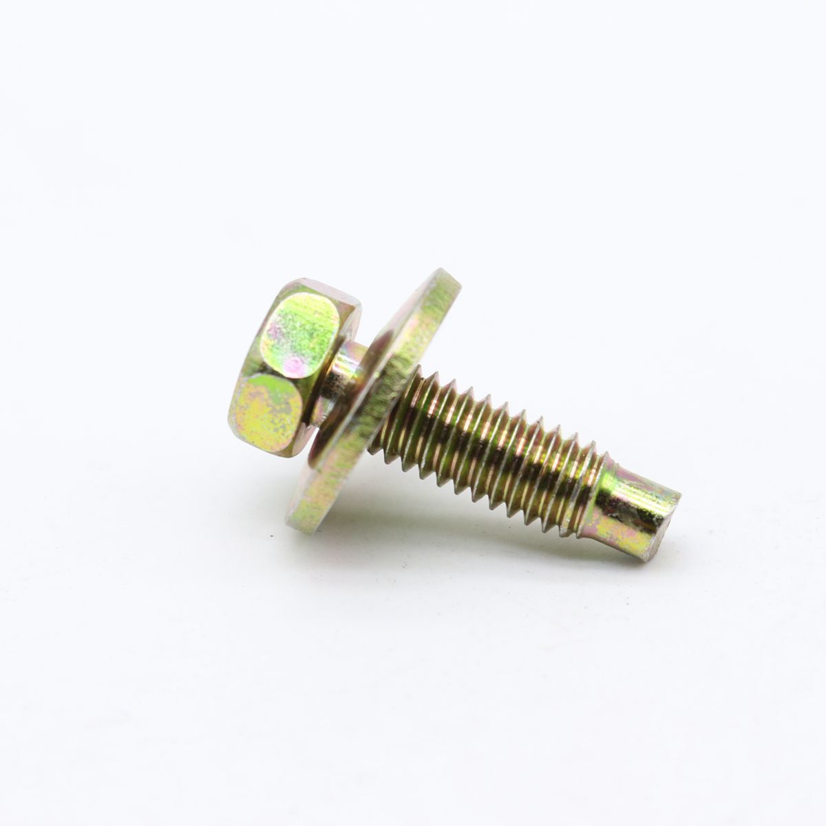 10-pack 5/16-18 x 1-1/16 hex head body bolts with dog-point tips for Ford 384921-S36