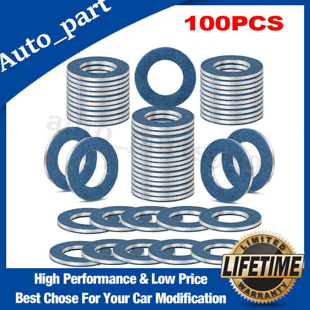 100-piece pack of drain plugs and washing machine washers suitable for Lexus for SCION 90430-12031 9043012031- n