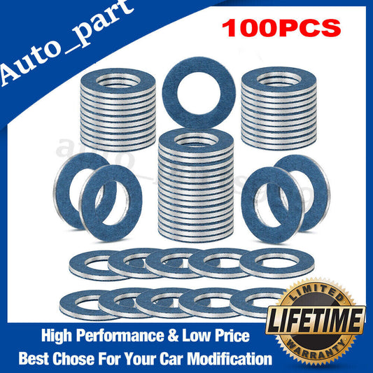 100-piece pack of drain plugs and washing machine washers suitable for Lexus for SCION 90430-12031 9043012031- n
