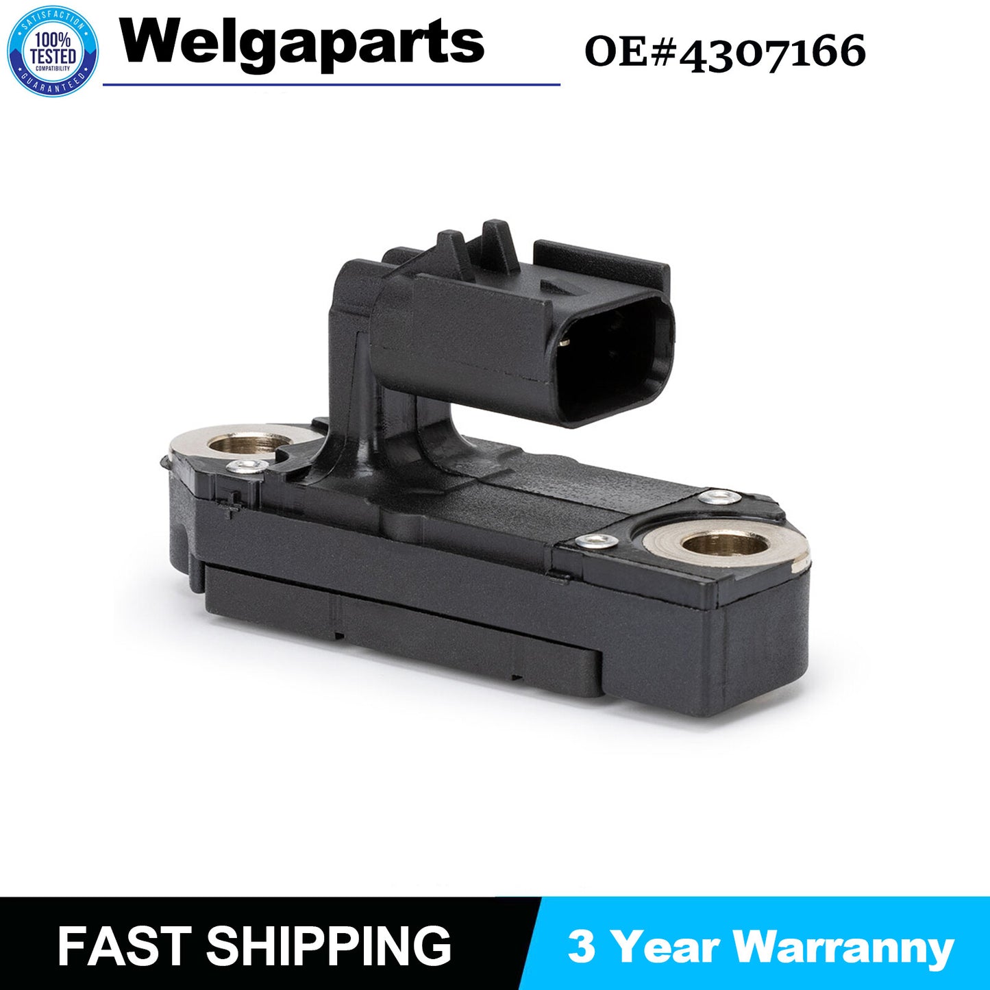 For ISB 6.7L 4384138 Differential Pressure Sensor DPF 4307166 2872424