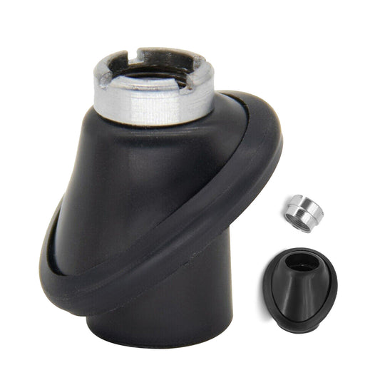 Antenna mounting base adapter, black, for Toyota Tacoma 1995 - 2004. Antenna nut top cover. Q