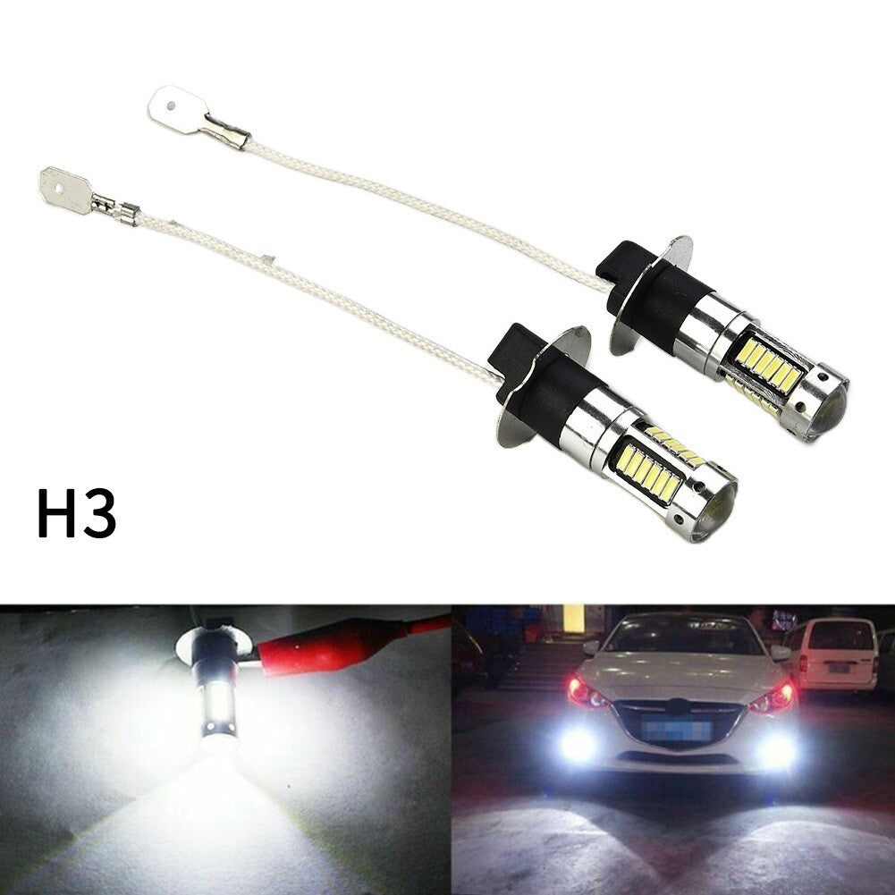 1800LM Fog Light DC 12V-24V Accessory Replacement LED Bulbs Conversion