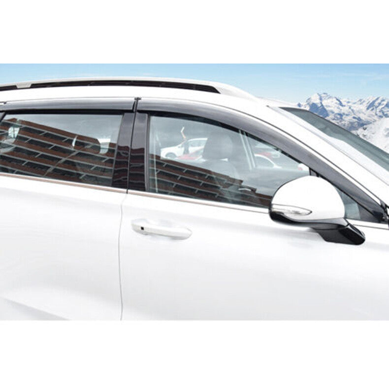 for Hyundai Santa Fe 2019-2022 Window Visor Vent Sun Shade Rain Guard Door Visor