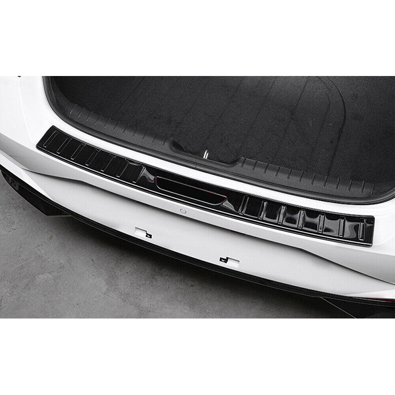 for Hyundai for Elantra 2021-2023 Black steel Rear Bumper Protector Guard Plate Trim