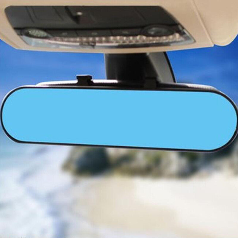 Durable Panoramic Car Rear View Mirror Anti-Glare Replacement Large Field Kit v
