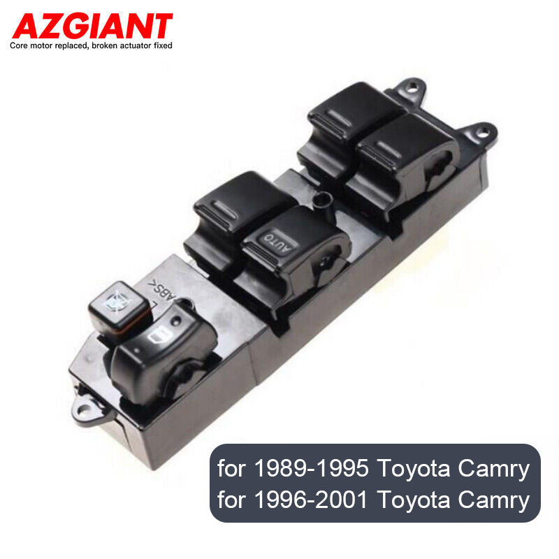 New Power Window Switch Front Left Driver Side for 1989 - 2001 for Toyota Carmy